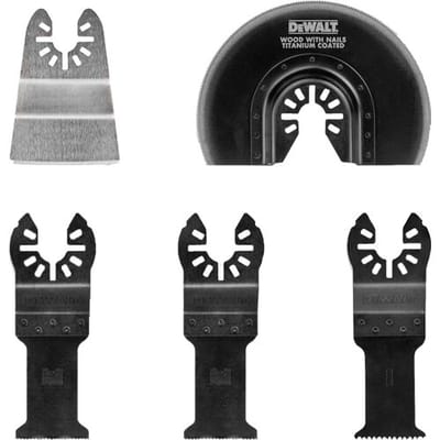 DeWALT DT20715 Multitool Accessoireset 5-delig in Toughcase