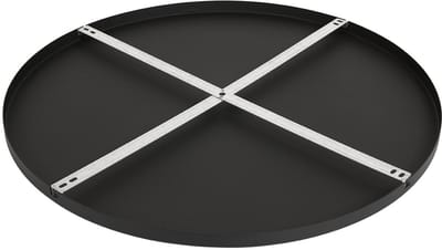 Plafondplaat Zwart Rond Ø 70cm Incl. Ophangbeugel I15301S