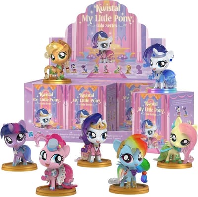 Verzegelde Blind Box Speelgoed Figuren Collectie Pony Thema Serie 3 - Set van 6