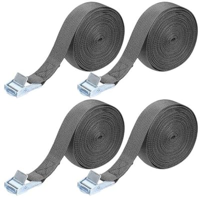 Verstelbare Sjorriemen 5m x 25mm - Heavy Duty Spanbanden met Snelsluiting voor Vrachtwagens en Aanhangwagens