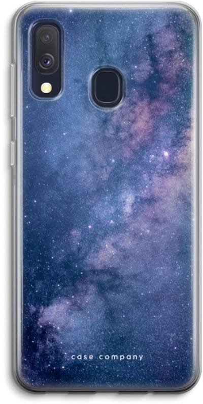 Case Company® - Hoesje geschikt voor Samsung Galaxy A40 hoesje - Nebula - Soft Cover Telefoonhoesje - Bescherming aan alle Kanten en Schermrand