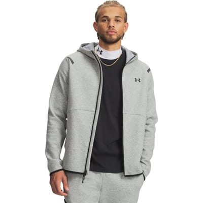 Under Armour Unstoppable Fleece Sweatshirt Met Rits Grijs 2XL / Regular Man
