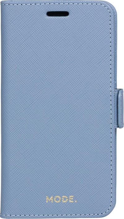 iPhone 11 Pro/Xs/X Bookcase hoesje - dbramante1928 - Effen Blauw - Leer