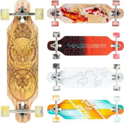 Cruiser Skateboard 78,7 cm Esdoorn Deck voor Volwassenen en Tieners