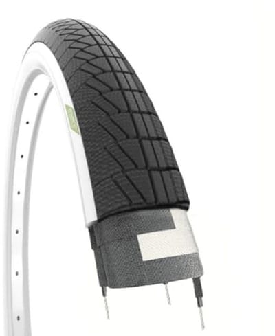 20 x 1,75 inch fietsband voor Graziella stadsfiets - zwarte rubberen straatbanden