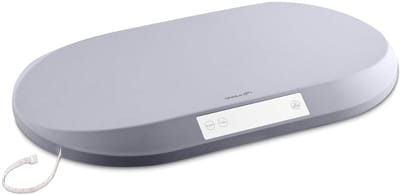 Babyweegschaal - Digitale weger - Groei bewaken - 5 gram nauwkeurigheid - Tot 40 kg - Grijs