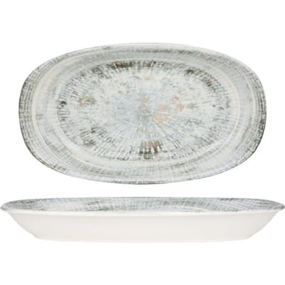 Bonna Serveerschaal - Odette - Porselein - 34x19 cm - set van 2