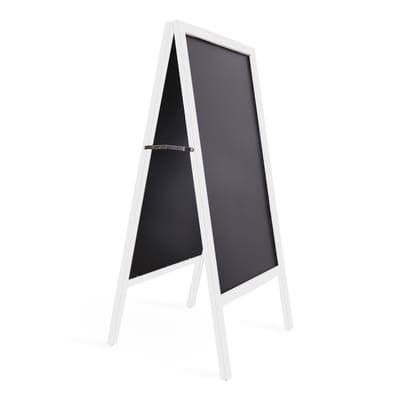 unho Houten Buitenreclamebord - 50 x 100 cm, Dubbelzijdig Magnetisch Krijtbord - Houten Menu Ezel - Met 2 Schoonmaakdoekjes - Ideaal voor Restaurants, Cafés, Bars, Bistro's