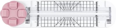 Papieren Snijmachine - Snijgereedschap Precisie - Hobby Kantoor - Antislip Basis - 35.5x8.3x3.5cm - Roze