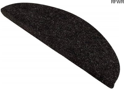 RFWR® Zelfklevende Trapmatten - Set van 15 - Antislip en Decoratief - 56x17x3 cm - Antraciet