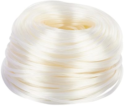 Dailygoods- Raamhor 76 m doorschijnend - Vervangende Raamhorren - Rolhor - Ideaal voor Ramen/Deuren - Diameter 4 mm - Geschikt voor Diverse Omgevingen