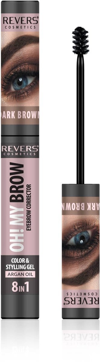 REVERS Cosmetics - Oh! My Brow - Wenkbrauw Concealer Gel – Donkerbruin – 7 ml – Kleur & Fixatie in één