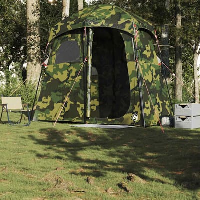 vidaXL - Douchetent - 2-persoons - waterdicht - camouflage