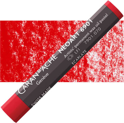 Caran d'Ache Neoart Permanent Wax Oliepastel - Scarlet (070)