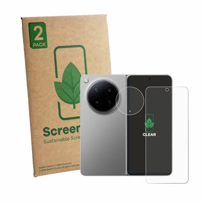 2 Stuks Screenprotector voor Oppo Find N6 (Voor+Camera) - Hoogwaardige Beschermfolie transparant