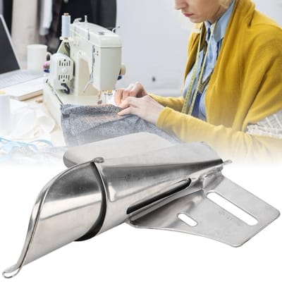 Ourletur Métal Multiples Aiguilles Doubles Ceinture Machine à Coudre Accessoires de MachineEntrée 3 1 2 Sortie 1 3 8 gray