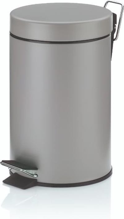 Pedaal Afvalemmer Monaco - 3 l - Grijs - Kela