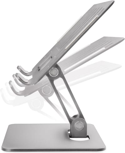 Mobilize Tablet Standaard | Mobilize Foldable Zilver Verstelbaar