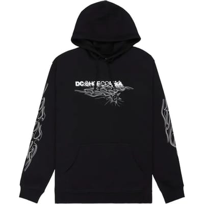 Hoodie DC Shoes Side Flame