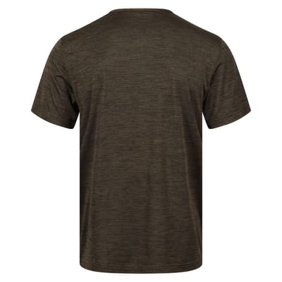 Regatta Heren origineel vochtafvoerend T-shirt (Donkere Khaki Marl)