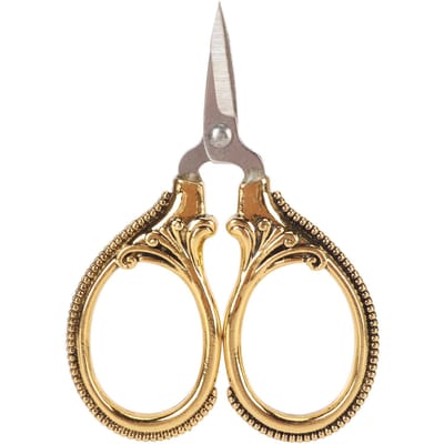 Retro Zaksschaartje Roestvrij Staal Knutselen DIY Borduur Naaigaren Mini Schaar Vintage Goud beige