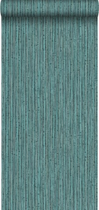 Origin Wallcoverings behang bamboe zeegroen - 53 cm x 10.05 m - 347402