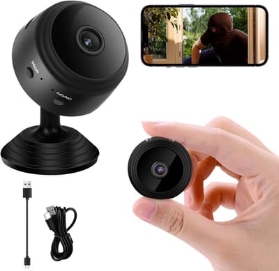 MKSS® Verborgen Camera - Spy Camera - Spionage - Zwart