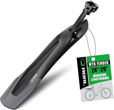 Thijox - Fietsspatbord Set 24-29 Inch Universeel Snel Demonteren Spatbord voor Mountainbike MTB - Bescherming tegen Spatwater en Vuil Achter