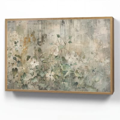 Wandlamp 90x60 cm - Oplaadbaar - Bloemen - Bladeren - Abstract - Modern - Wandlampen binnen woonkamer - Slaapkamer lamp - Decoratieve nachtlamp - Vloerlamp draadloos