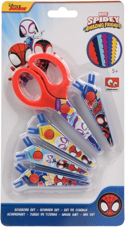 Canenco Spidey kinderschaartje met 5 kartelbladen - Spider-Man knutsel.