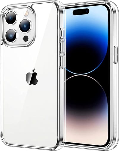 Hoesje geschikt voor iPhone 14 Pro Transparant Anti Vergeling - Transparant Doorzichtig Hoesje geschikt voor iPhone 14 Pro - Kristalhelder - Vergeeld minder snel