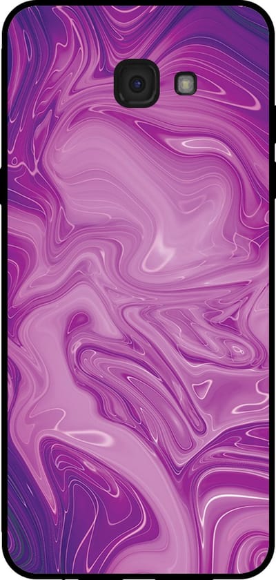 Smartphonica Telefoonhoesje voor Samsung Galaxy A7 2017 met marmer opdruk - TPU backcover case marble design - Paars geschikt voor Samsung Galaxy A7 2017