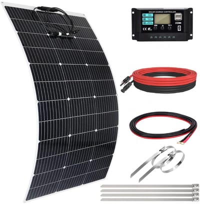 CLGP® Zonnepanelen Compleet Pakket - Zonnepaneel - Plat Dak - 120W
