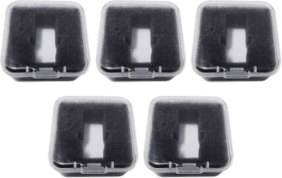 Naald Opbergdoosjes - Element Houder Koffer - Platenspeler Bescherming - Duurzaam PVC Materiaal - 45x45x20 mm