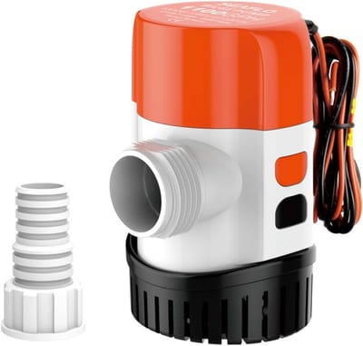 Centrale 12V Dompelpomp voor Boten, Jachten en Caravans - 1100 GPH Waterpomp