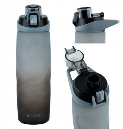Kite Tritan Waterfles 760ml - Grijze Schoolfles