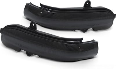 Spiegelknipperlichten - Mercedes C-klasse sedan/t-model/sport coupe 2000-2007 - LED - smoke