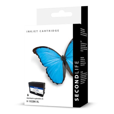 SecondLife - HP 932 XL Black