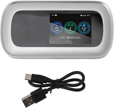Mobiele Hotspot voor op Reis - 5G WiFi 4G LTE Mifi-router met Simkaartsleuf - 25 Inch Kleurenscherm - Draagbare Powerbank Opladen - Mobiele Telefoons