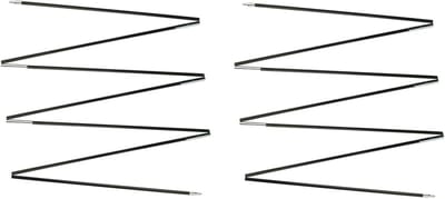 Tentstokken Vervangingsset - Glasvezel Stokken - Kamperen Backpacken - Voorgemonteerd Eenvoudig - 8mm Diameter 3.4m Lang - Zwart