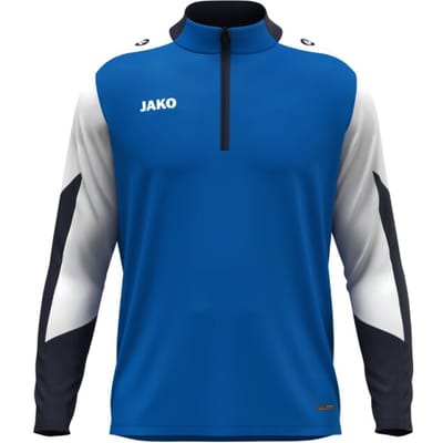 Jako Dynamic Ziptop Heren - Royal / Wit / Marine | Maat: XL