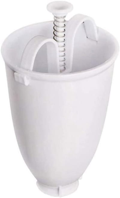 Donut Maker - Donutvorm Bakvorm - Zelf Gebak Maken - Handmatige Bediening - 18 cm - Wit