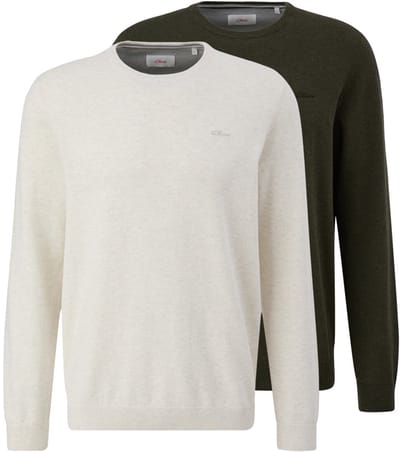 s.Oliver Heren trui 2 pack Basic