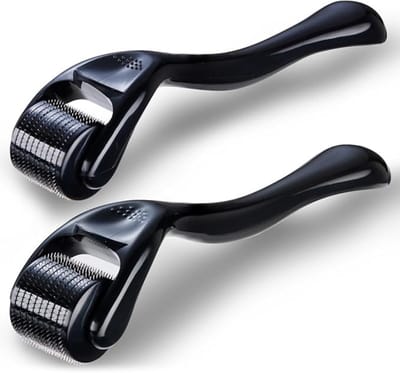 Nexvo® Dermaroller Haargroei - Dermaroller - Zwart - ‎8cm x 2cm x 1cm