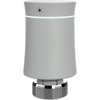 Vanne thermostatique Tuya Zigbee TRV, écran d'affichage LED, température de vie domestique intelligente multicolore