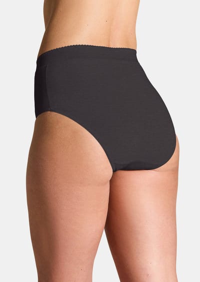 Corrigerende slip in een set van 7 - zwart - Gr. 38 van Goldner Fashion