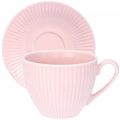 Dalia Melodia Koffieserveert 6 personen, 12-delig, Roze Porselein