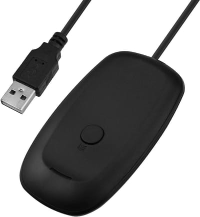 USB 2.0 Gaming Ontvanger Adapter voor Microsoft Xbox 360 Desktop PC Laptop - Zwart