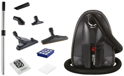 Nilfisk Select Superior – Energiezuinige stofzuiger met zak, 650 W motor, HEPA 13-filter, stille werking en complete accessoireset