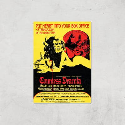 Countess Dracula Giclee Art Print - A2 - Print Only